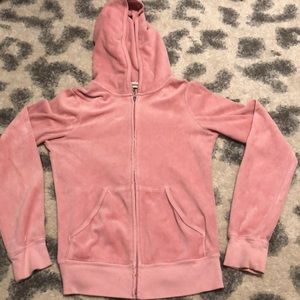 Juice couture light pink zip up track jacket